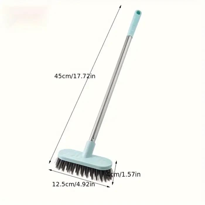 Brosse à récurer le sol avec manche long