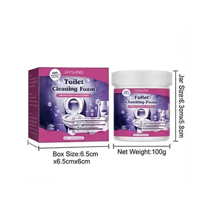 Poudre nettoyante pour cuvette de toilettes, détachant, désodorisant pour salle de bain, agent de nettoyage en profondeur, protège la glaçure, élimine les taches d'urine, facile, 100g