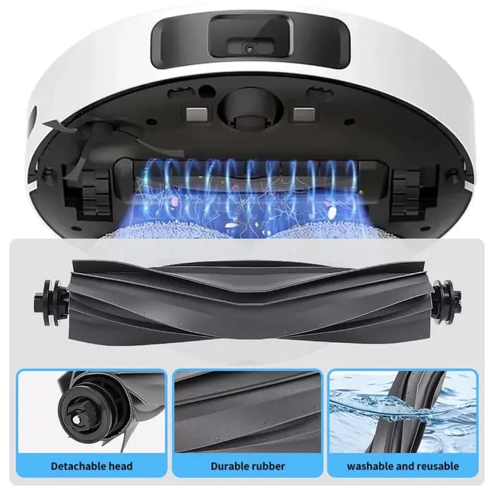 Pièce de rechange pour brosse principale des robots aspirateurs Xiaomi X20+X20 Plus S20+S10+ et Dreame X30 Ultra X40