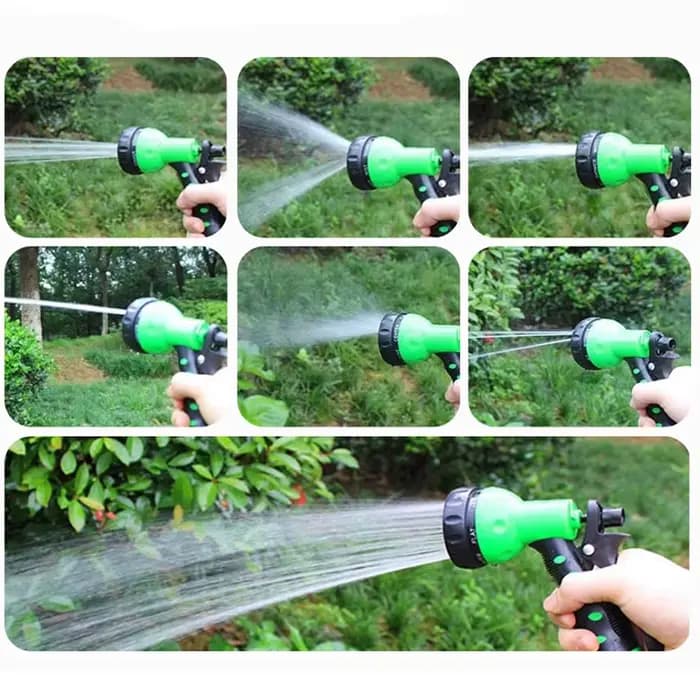 Pistolet de lavage de voiture haute pression 7 fonctions avec tuyau d'extension flexible pour nettoyage