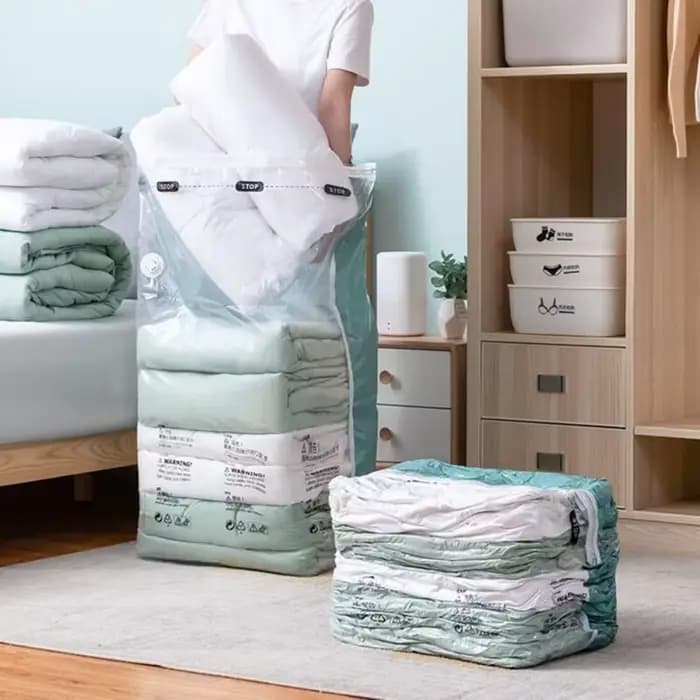 1 paquet de sacs de rangement sous vide sans pompe