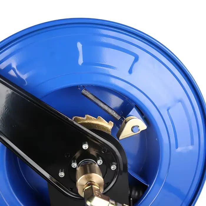 Enrouleur de tuyau de nettoyeur haute pression extérieur télescopique automatique de 66 pieds 5000 psi 20m