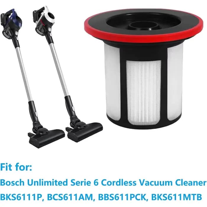Accessoires de combinaison de filtres adaptés à Bosch Unlimited série 6 BCS611