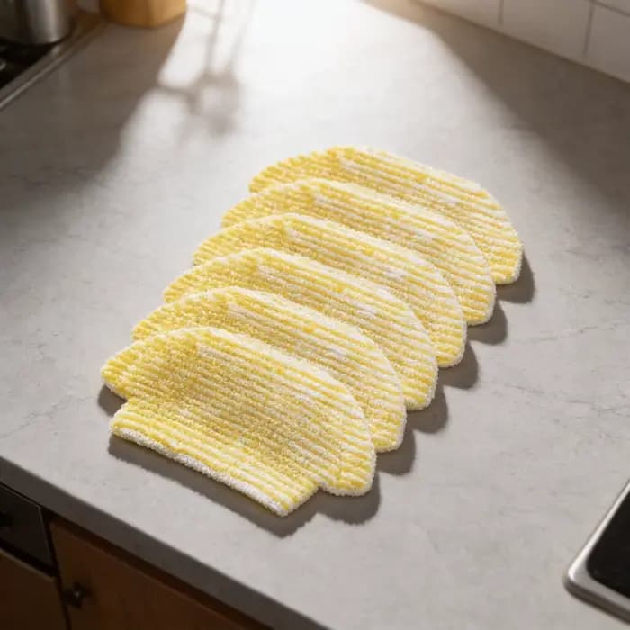 Chiffon de vadrouille lavable et réutilisable pour aspirateur Robot Karcher RCV 3 / RV3