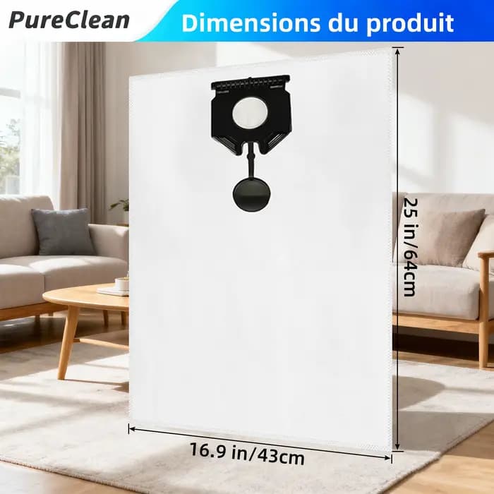 Sacs pour aspirateur Kärcher NT30/1 (2.889-154.0)