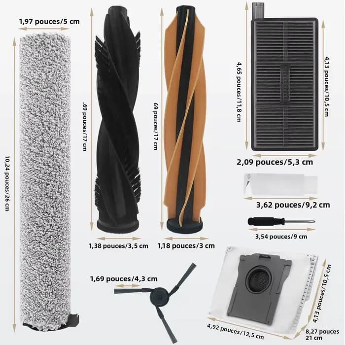 Accessoires pour Dreame Aqua10 Ultra Roller/Aqua10