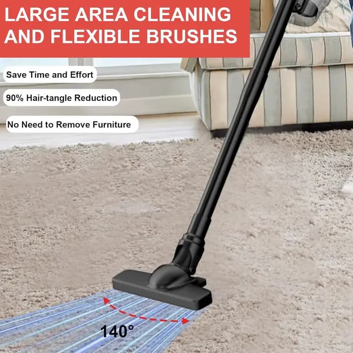 Aspirateur à main sans fil 5 en 1 avec 2 filtres lavables