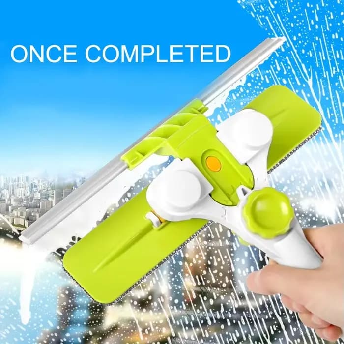 Brosse de nettoyage de vitres télescopique améliorée