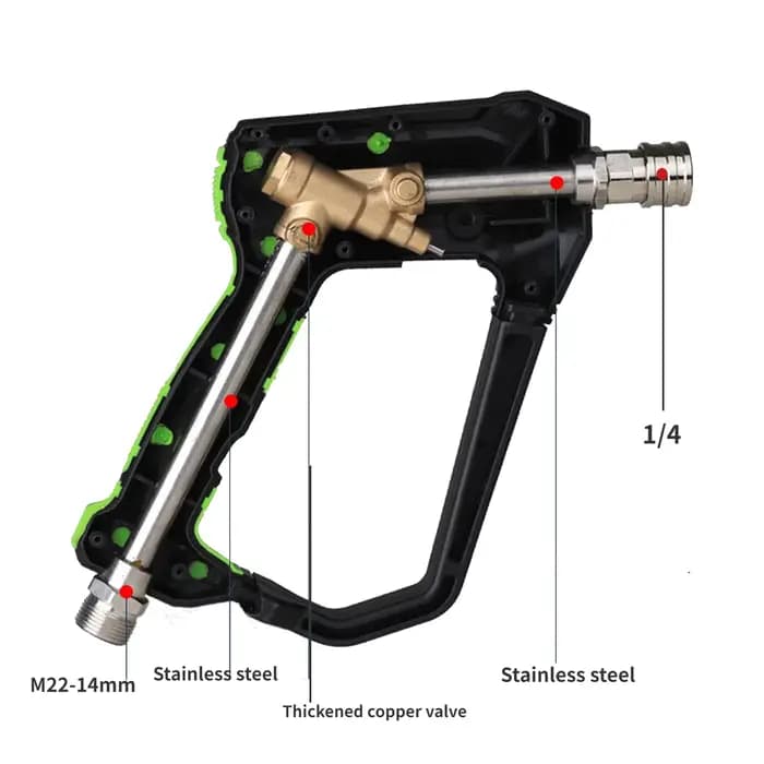 Pistolet à eau haute pression pour nettoyeurs électriques professionnels
