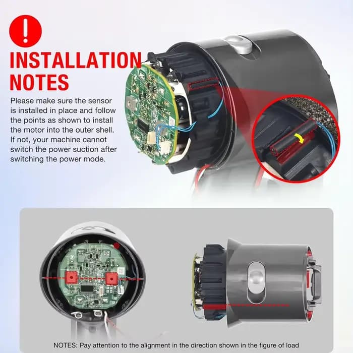 Boîtier d'assemblage du corps principal pour aspirateur Dyson V8 SV10