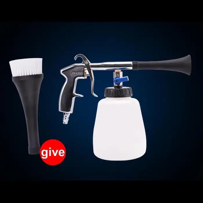 Pistolet de nettoyage pneumatique Tornado pour l'intérieur des voitures