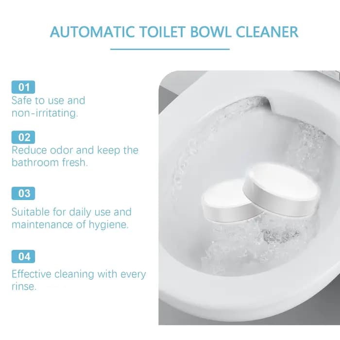 Comprimés effervescents de décontamination des toilettes