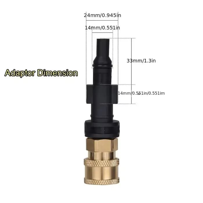 Adaptateur de connexion rapide pour nettoyeur haute pression