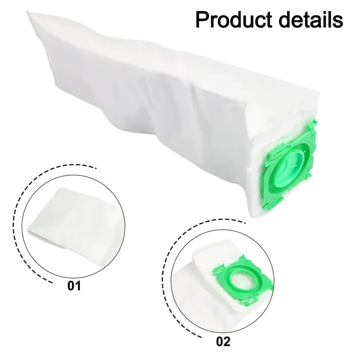 Sacs à poussière en tissu Non tissé pour aspirateur SEBO X1 X2 X3 X4 Extra Pet XP2 XP3