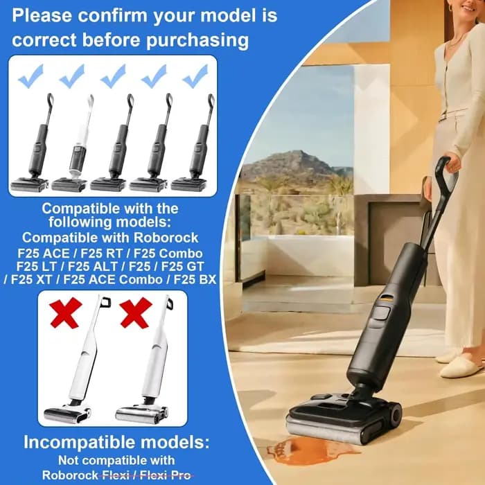 Rouleau de brosse de rechange Roborock F25 ACE F25 Ultra