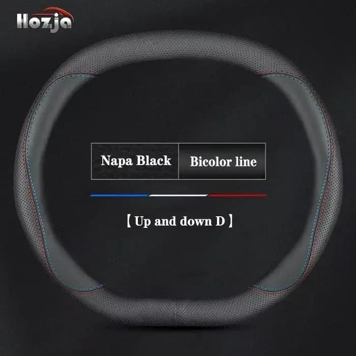 Housse de volant de voiture en cuir, pour tous les nouveaux Dacia Spring 2024 2025, accessoires d'intérieur automobile antidérapants