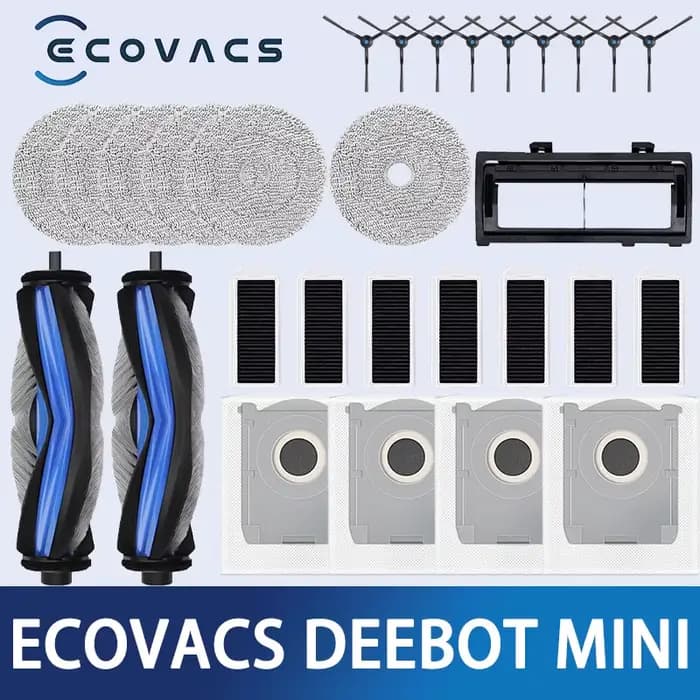 Ecovacs Deebot mini Robot aspirateur accessoires brosse principale tissu sac à poussière bord