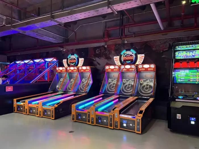 Machine à percer les balles de bowling, jeu de bowling d'intérieur pour 3 joueurs, pour centre de divertissement, personnalisable