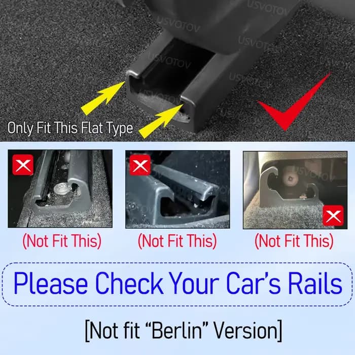 4 pièces Bouchons de rail de glissière de siège arrière pour Tesla Model Y Juniper Model YL Model 3 2026-2021, Accessoires de protection anti-chocs sous le dossier du siège