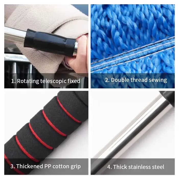 SEAMETAL – vadrouille de lavage de voiture en microfibre