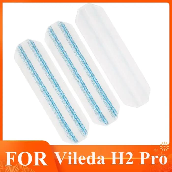 Chiffons de remplacement adaptés au système de vadrouille plate Vileda H2prO