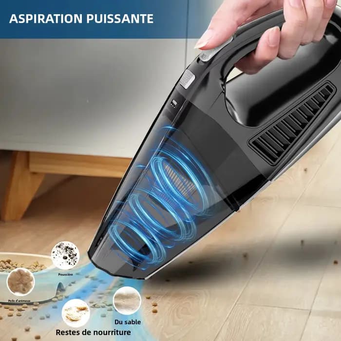 Aspirateurs sans fil portables puissant aspiration Rechargeable aspirateur à main sans fil accessoires électroniques de voiture