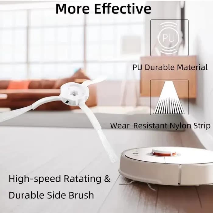 Brosse latérale principale pour aspirateur Xiaomi Mi Robot 1/ 1S SDJQR01RR SDJQR02RR SDJQR03RR Roboeock E3