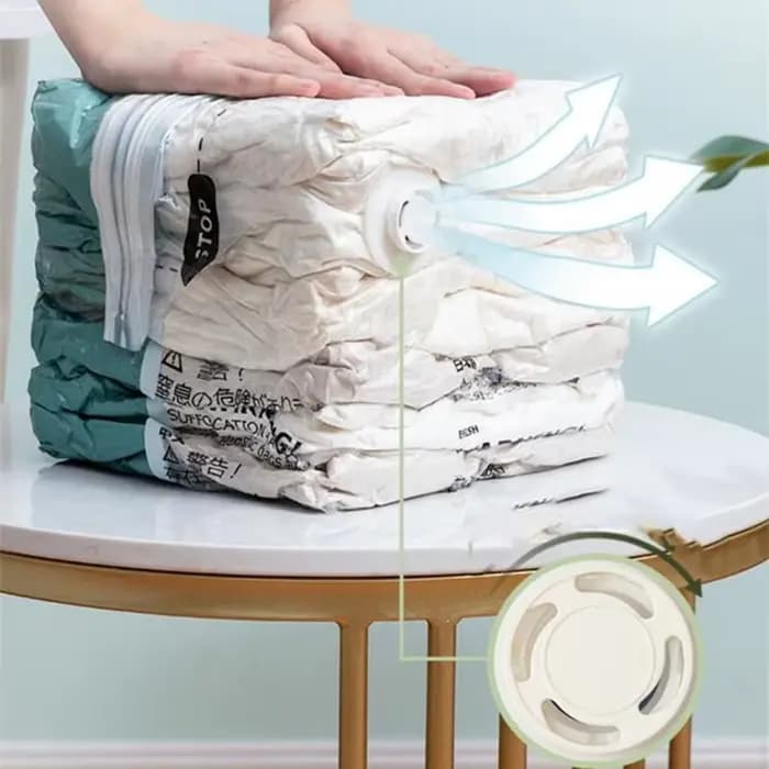1 paquet de sacs de rangement sous vide sans pompe