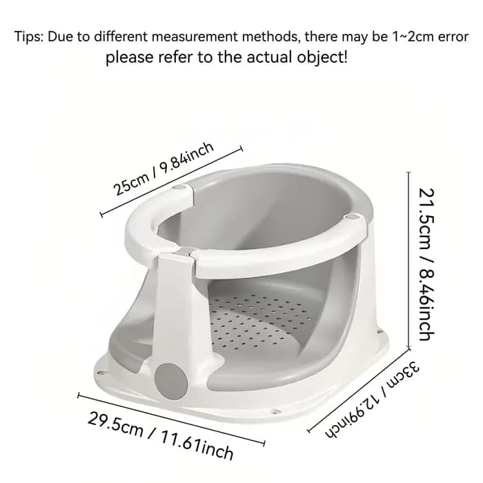 Siège de bain pour bébé, support de bain pour bébé, siège de bain pour bébé qui s'assoit, fournitures d'assistance à la douche pour la sécurité des enfants à la maison, en voyage, pour l'installation