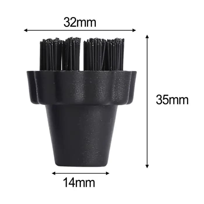 Kit de brosses à poils en nylon pour nettoyeurs vapeur Vaporetto – Ensemble de 3/6 pièces