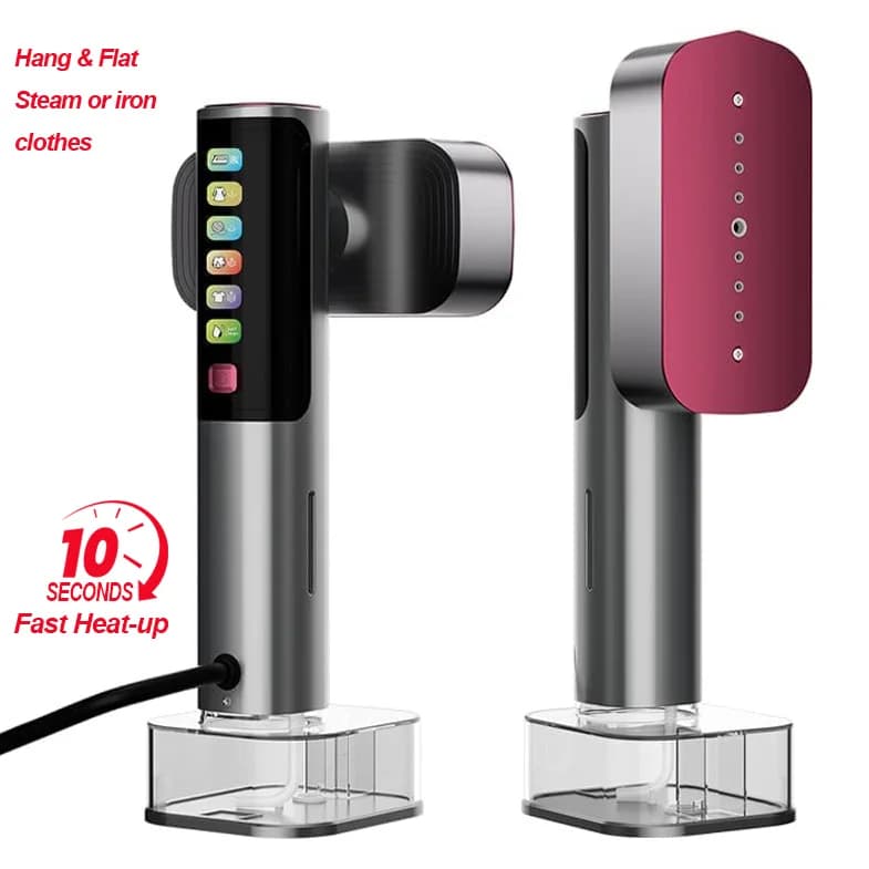Fer à vapeur portatif multifonctionnel pliable EU/US pour vêtements suspendus, préchauffage rapide e