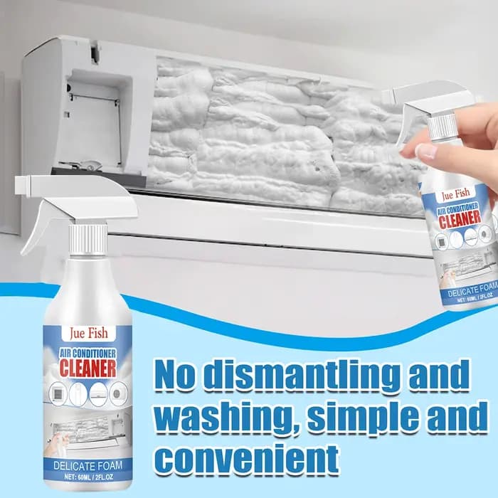 Nettoyant pour climatiseur, bobine de nettoyage de la saleté, mousse de lavage, désodorisant, radiateurs, nettoyeur de ventilateur, Agent de nettoyage pour climatiseur domestique