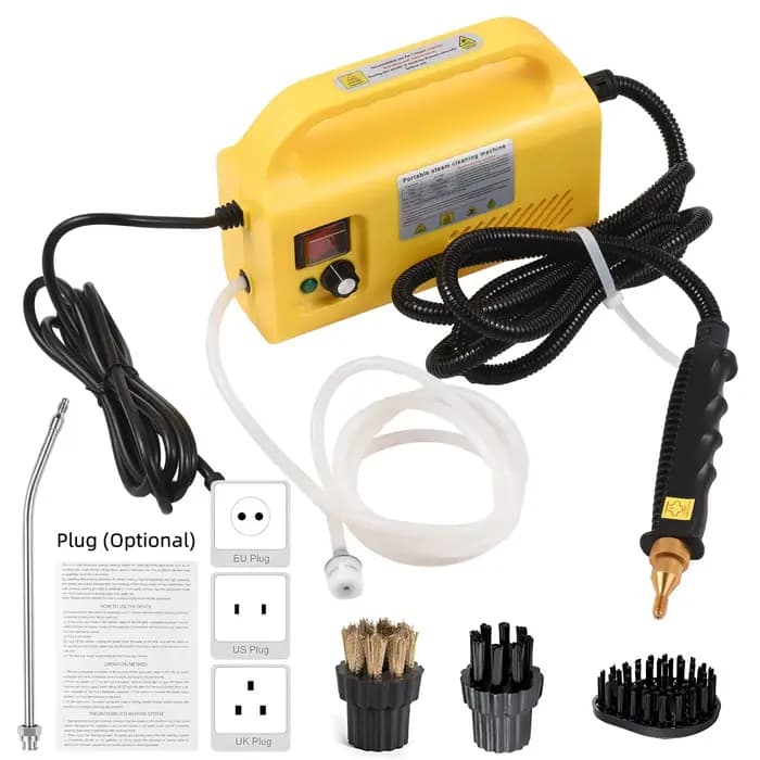 Nettoyeur vapeur électrique domestique 2600W, prise EU 220V, appareil de nettoyage portable à main p