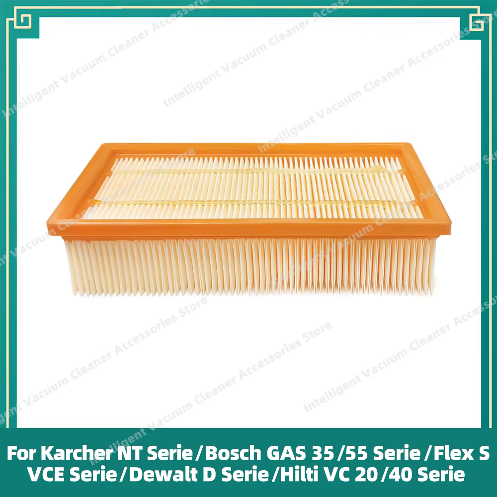 Filtre Compatible pour Karcher NT25, NT35, NT361 ECO, Bosch GAS 35/55, Flex S 36/47, VCE 35/45, Dewa
