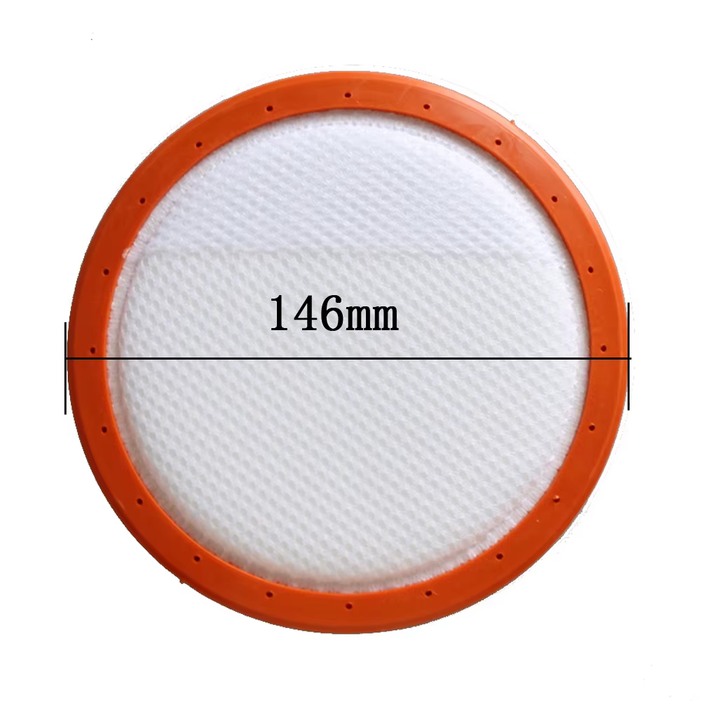 Filtre d'aspirateur lavable 146mm/130mm, filtre rond HV, éléments filtrants en coton HEPA pour Midea