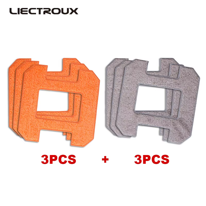 (Pour X6) vadrouille pour robot de nettoyage de vitres LIECTROUX X6, 6 pièces/paquet