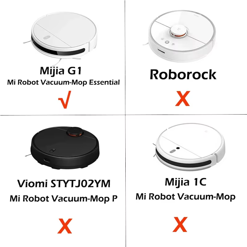 Pour Xiaomi Mijia G1 MJSTG1 Mi Robot aspirateur vadrouille essentielle aspirateur côté/couvercle de