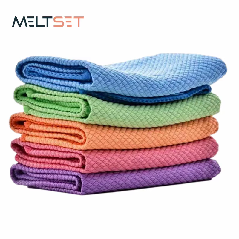 Chiffon de nettoyage de vaisselle en microfibre, 5 pièces, serviette de nettoyage Super absorbante p