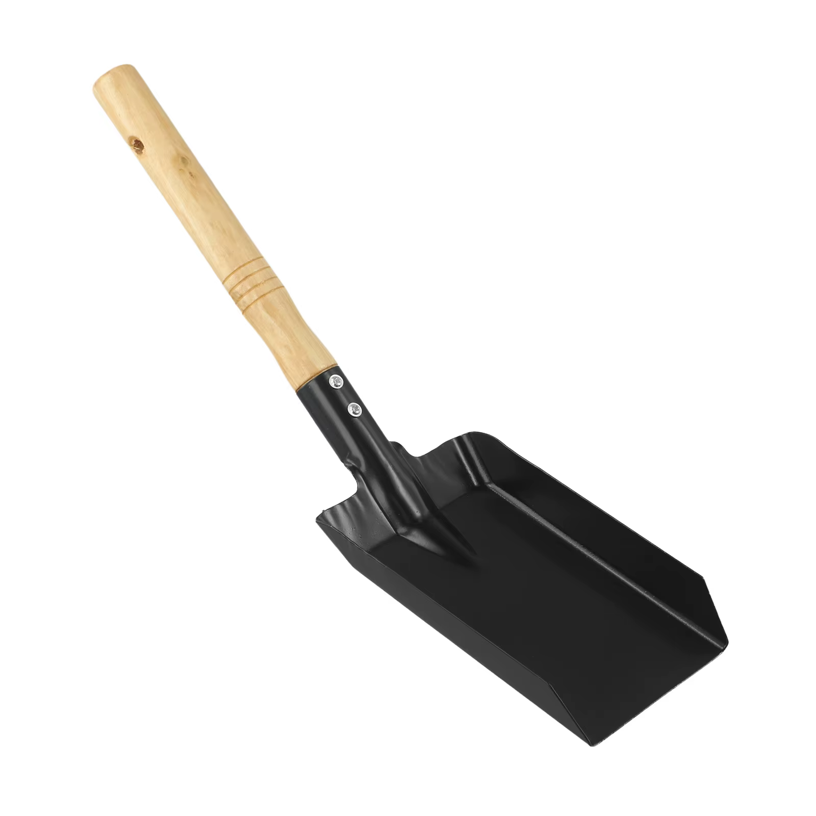 Pelle à poussière en acier, pelle à cendres, outil de nettoyage de cheminée, outil de nettoyage de c