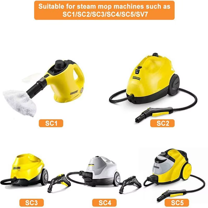 Têtes de vadrouille de rechange pour Karcher Easyfix SC2 SC3 SC4 SC5, couvercle de vadrouille en Mic
