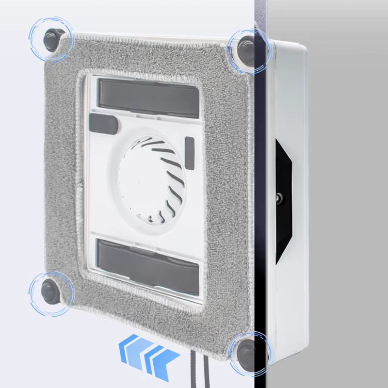Serpillères de nettoyage pour Robot nettoyeur de vitres ABIR WD8, chiffons lavables réutilisables po