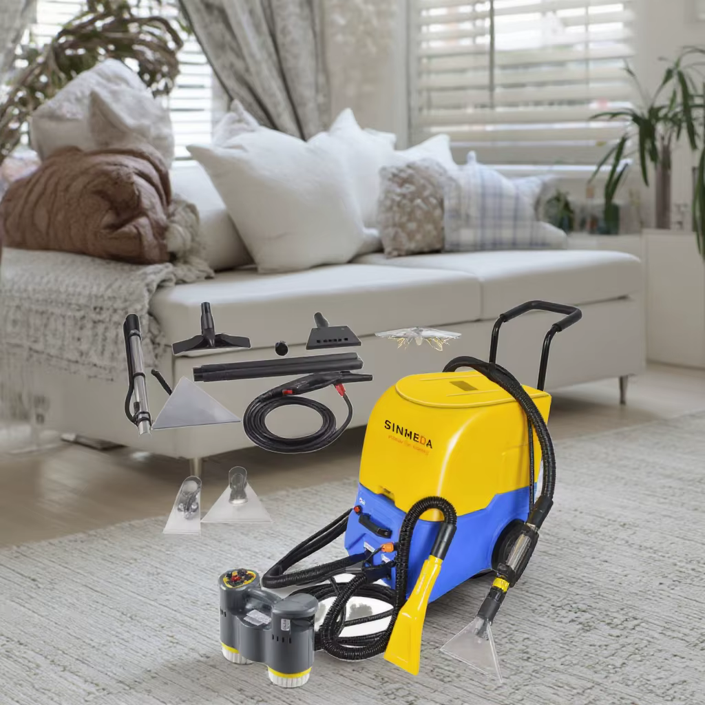 Nettoyeur de tapis professionnel, équipement de lavage à sec électrique haute performance pour voitu