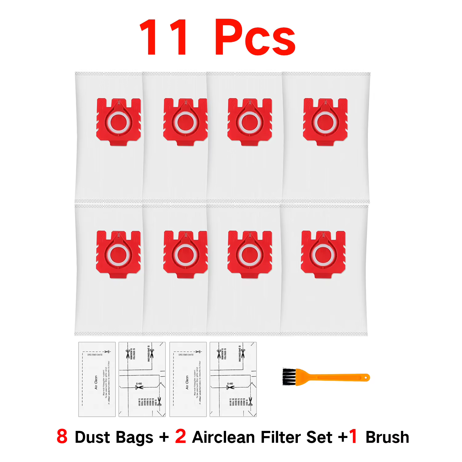 Sacs à poussière pour Miele 3D FJM AirClean S6000-S6999 S6 S4000-S4999 S4 S700-S799 pièces de rechan