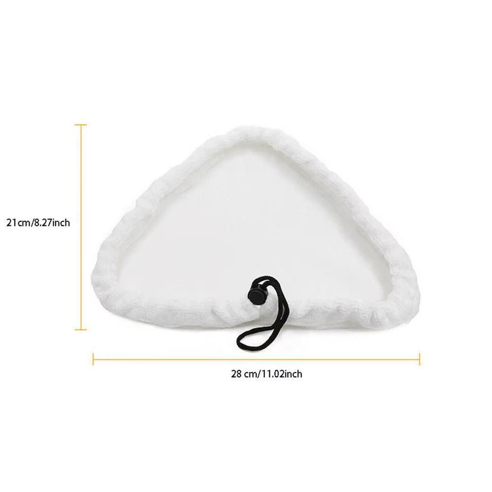 Tampons de remplacement pour vadrouille à vapeur lavable H20, housses triangulaires pour vadrouille,