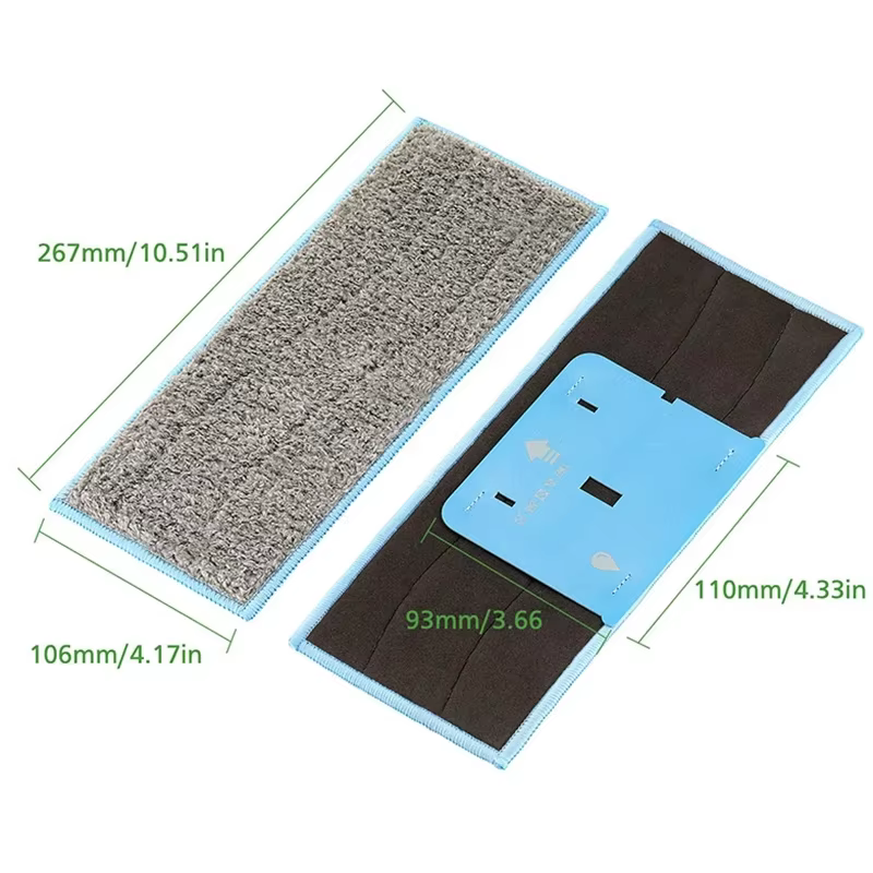 Tampons de nettoyage humides lavables pour aspirateur Robot iRobot Braava Jet M6, tissus de vadrouil