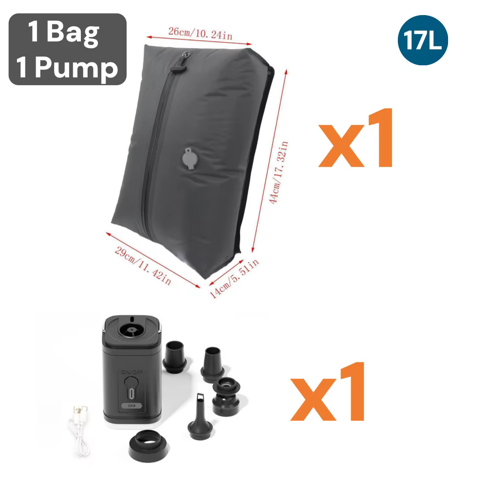 Sacs de rangement sous vide, valises essentielles de voyage, organisateur de vêtements, sac d'emball
