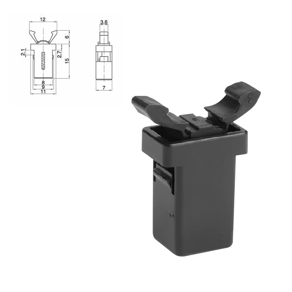Loquet de réparation de rechange pour Brabantia, 2 pièces, loquet de remplacement pour poubelle à dé