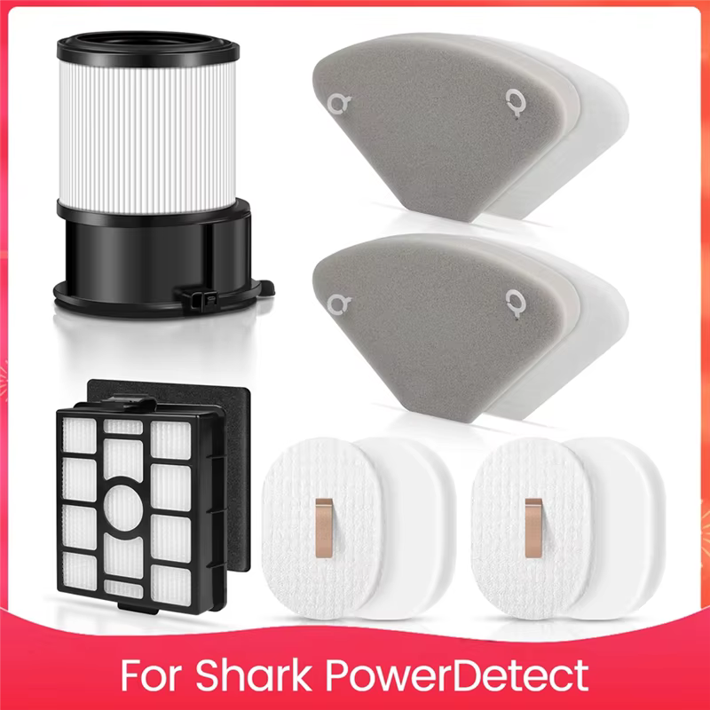 Filtres RMWIN-HEPA pour Shark Powerdetect, avec aspirateur sans fil à vide automatique, ensemble de