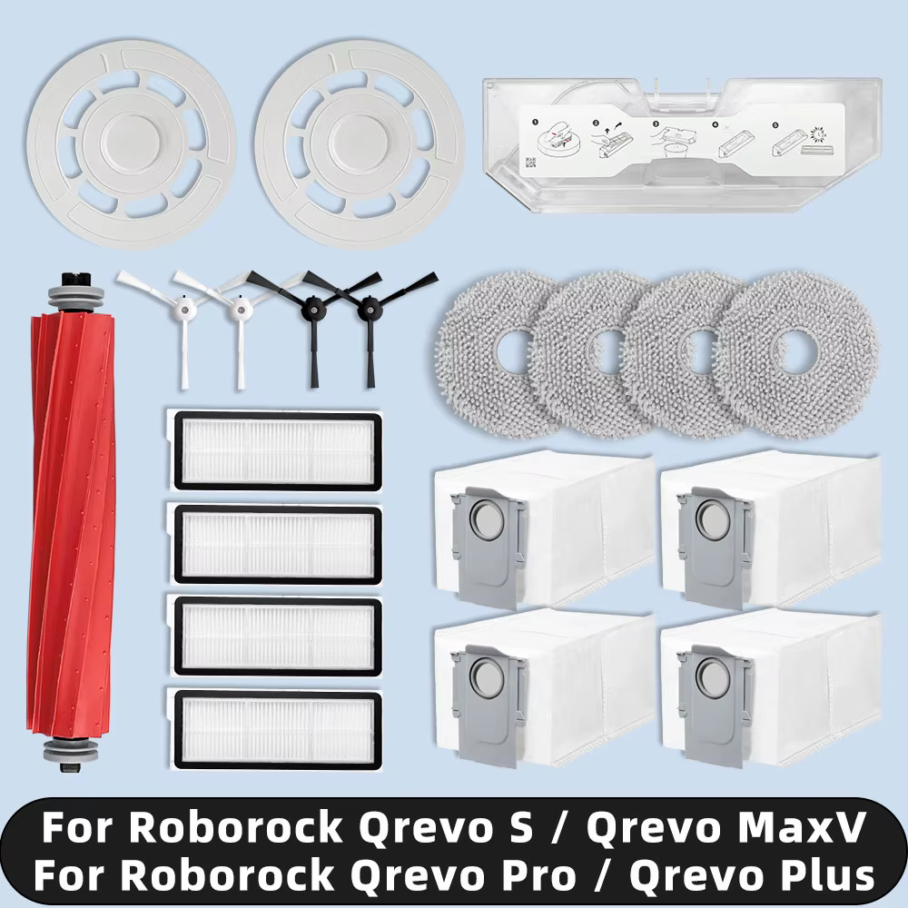 Pièces de rechange pour aspirateur robot, accessoires et consommables, compatibles avec ( Roborock Q