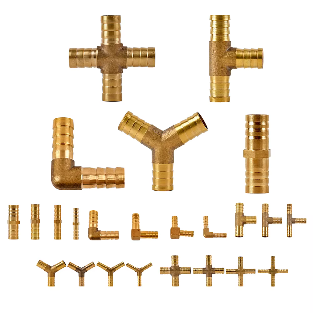 Connecteur rapide à filetage 1/2 3/4 ", adaptateur d'arrosage de jardin en laiton, tuyau en cuivre d